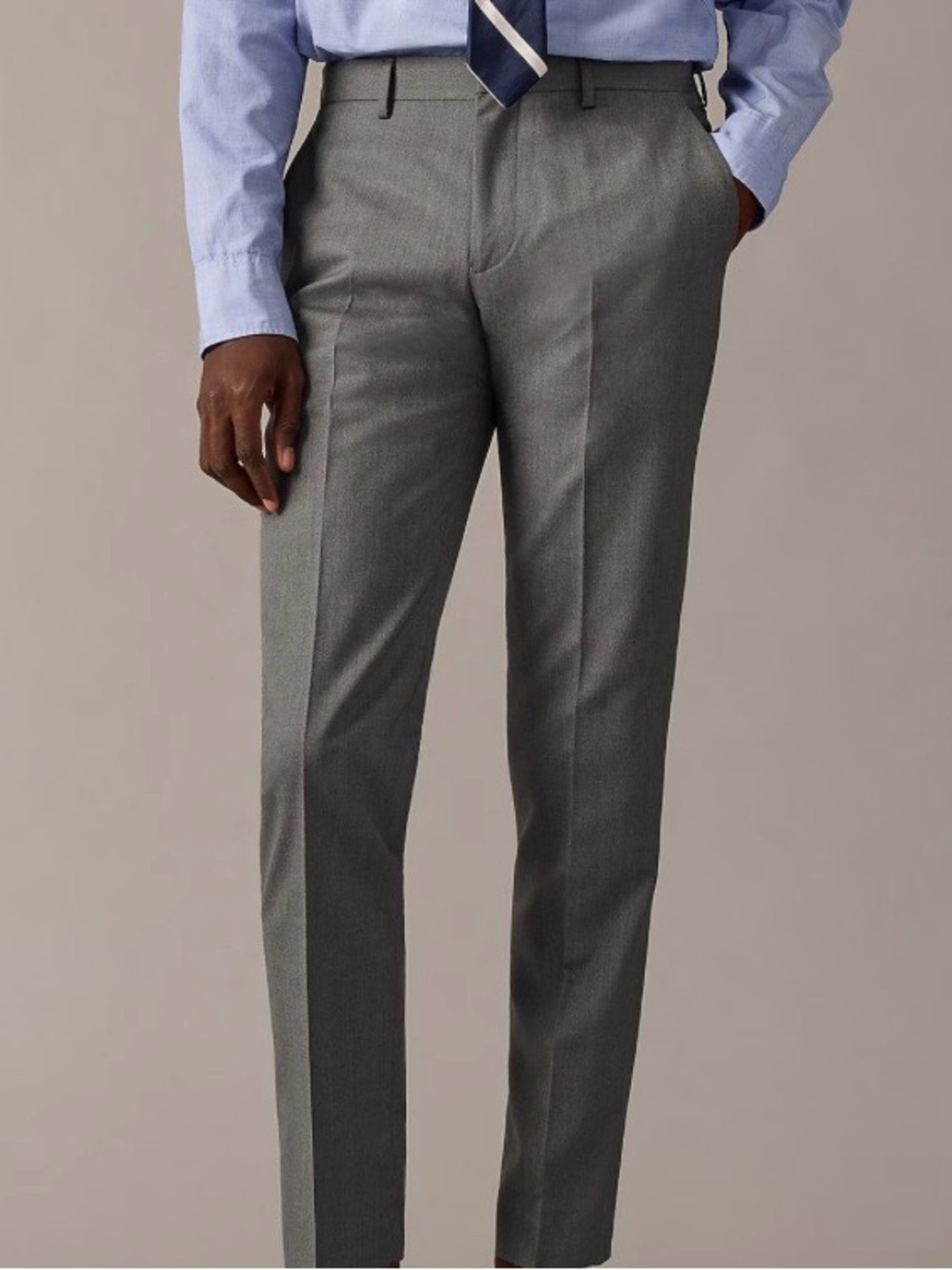 TOWNCRAFT  Men's Gray Classic Dress Pants NWT